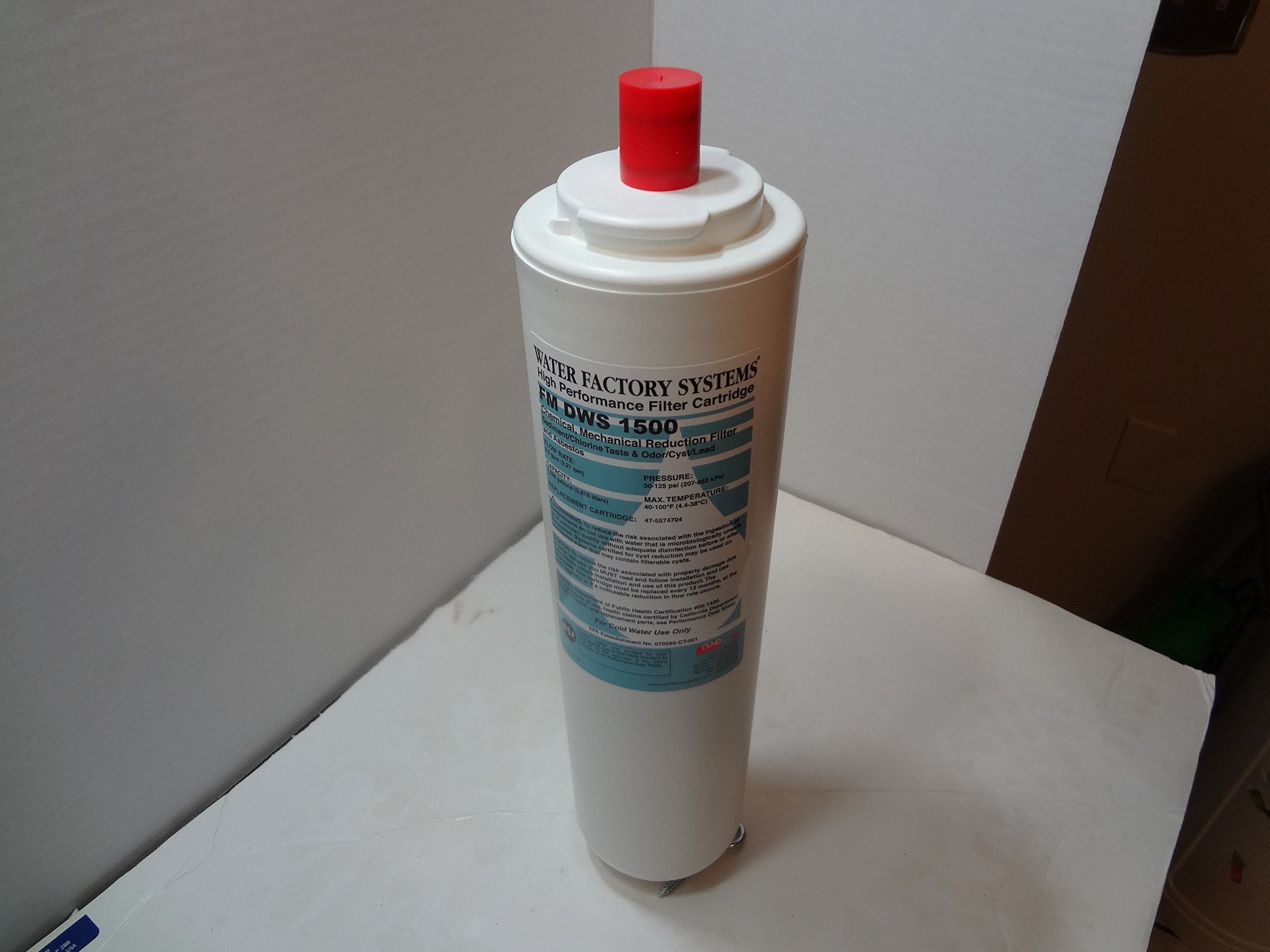 3M CUNO FM DWS 1500 Water Filter System - Replacement Cartridge for Clean Drinking Water | Home, Office & RV Use