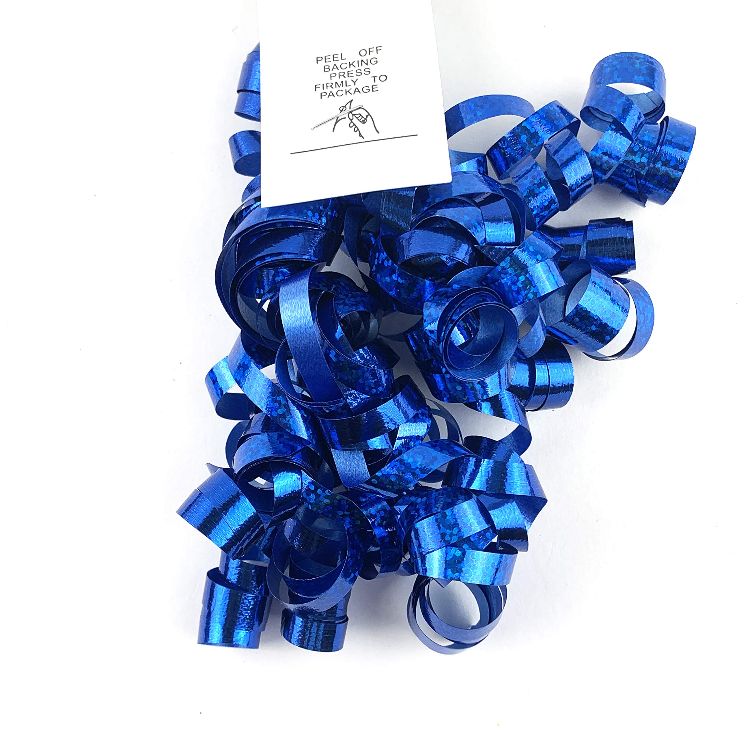 Royal Curly Gift Wrap Bows - 5 Inch Christmas Present Bows (6 Pack) - Perfect for Holiday Wrapping, Party Decorations & Wedding Favors
