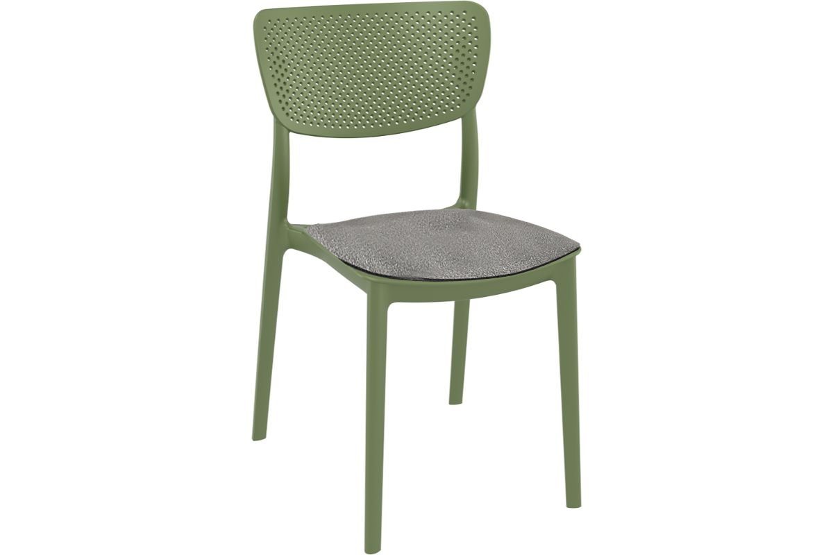 Stackable Lucy Dining Chair - Indoor/Outdoor Use for Restaurants, Cafes, and Home Patios | Durable & Stylish Seating Solution