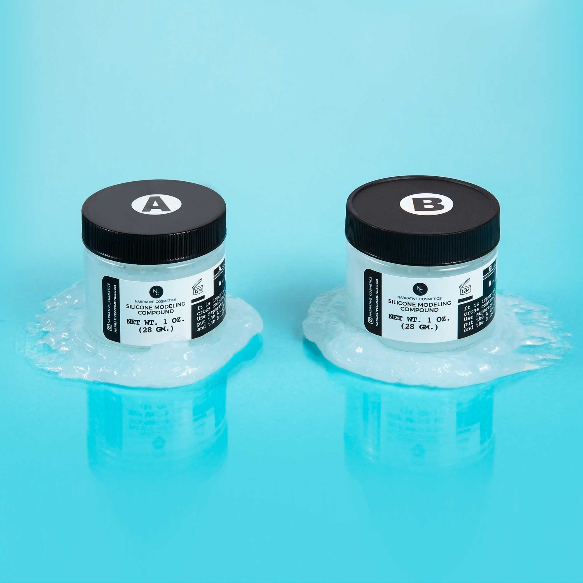 Professional Silicone Modeling Compound for Realistic Wound, Scar & Prosthetic SFX Makeup - Perfect for Halloween, Cosplay & Special Effects Artists