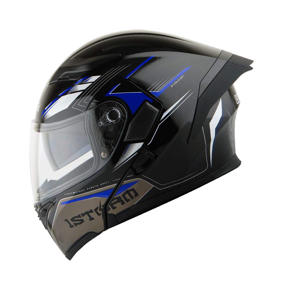 1Storm HB89 Modular Full Face Motorcycle Helmet - Dual Visor & Sun Shield for Safe Riding - Ideal for Commuting, Touring, and Adventure Motorcycling
