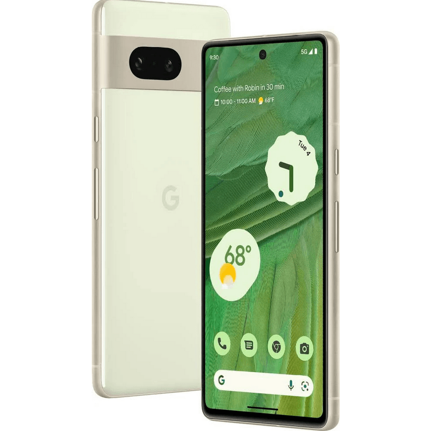 Google Pixel 7 128GB Unlocked Smartphone - Lemongrass Color | Fast 5G Android Phone with Advanced Camera for Photography, Streaming & Productivity