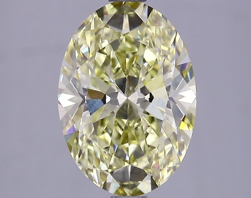 2.55 Carat Oval Cut Fancy Yellow Diamond Ring - Elegant Engagement & Wedding Jewelry for Women | Perfect for Proposals, Anniversaries & Special Occasions