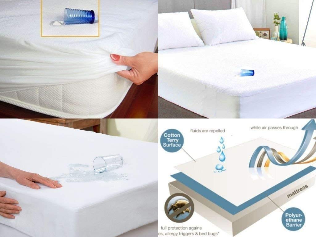 Split Head California King Mattress Protector for Adjustable Beds - 12