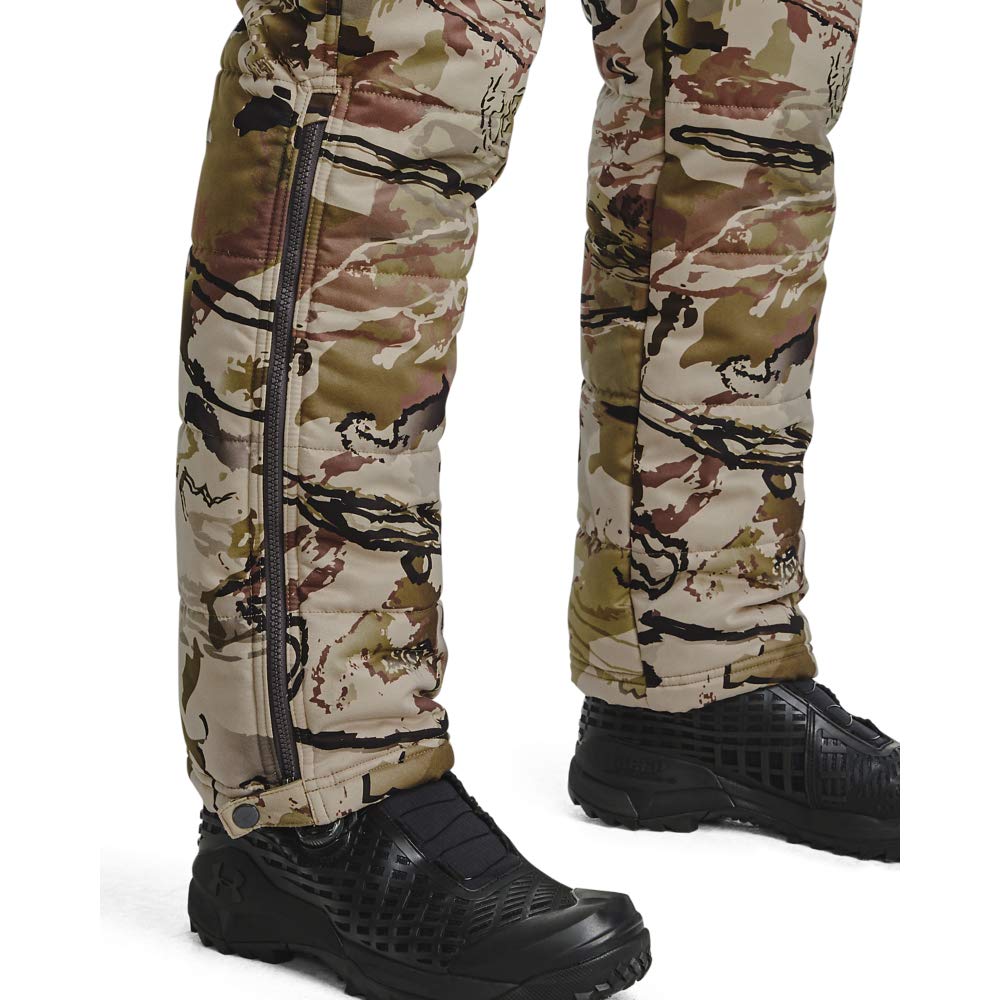 Under Armour Men's Timber Pants - UA Barren Camo/Black, Large Size | Lightweight Hunting & Outdoor Hiking Pants for Men | Perfect for Camping, Fishing & Tactical Activities