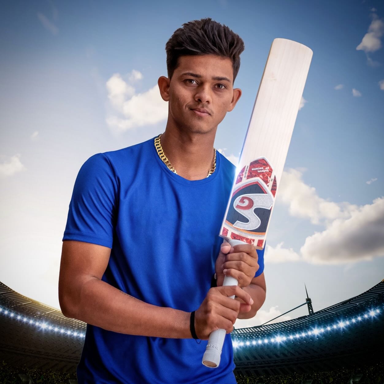 SG Yashasvi Jaiswal (YBJ 19) Original Cricket Bat - Professional Grade for 2025 Season | Perfect for Matches, Training & Cricket Enthusiasts