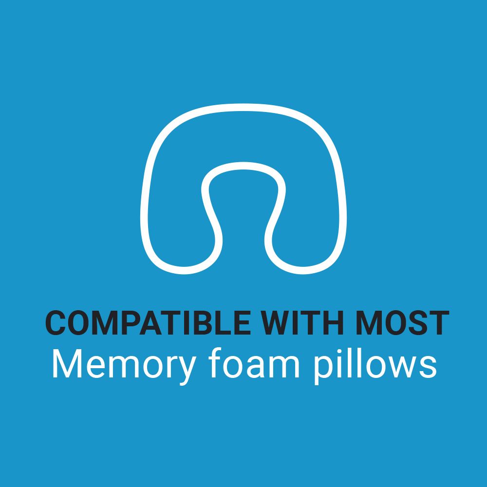 Go Travel Universal Pillow Packer - Compact Travel Neck Pillow for Airplane, Car & Office - Lightweight & Portable for Comfortable Sleep Anywhere