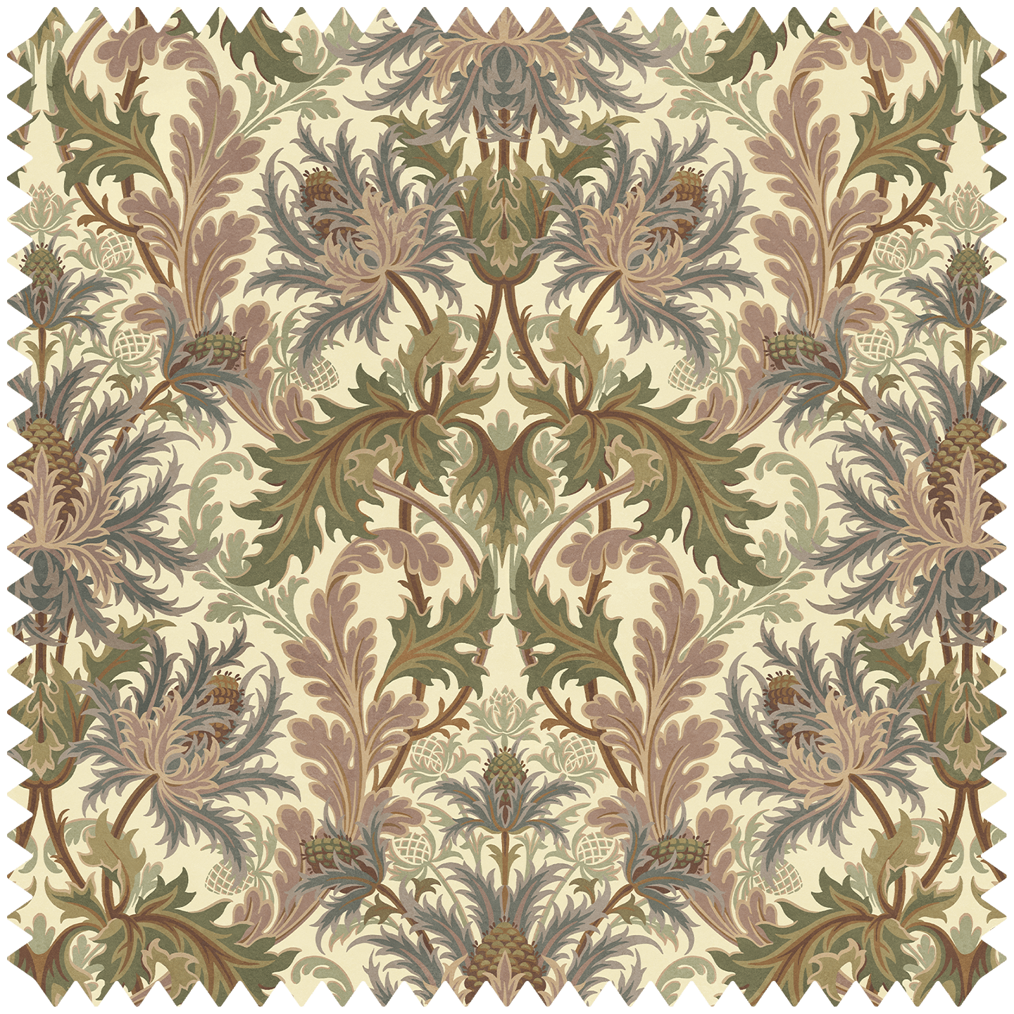 AQUIFOLIA Premium Cotton Linen Blend Fabric Sample in Ecru - Perfect for DIY Crafts, Home Decor & Upholstery Projects