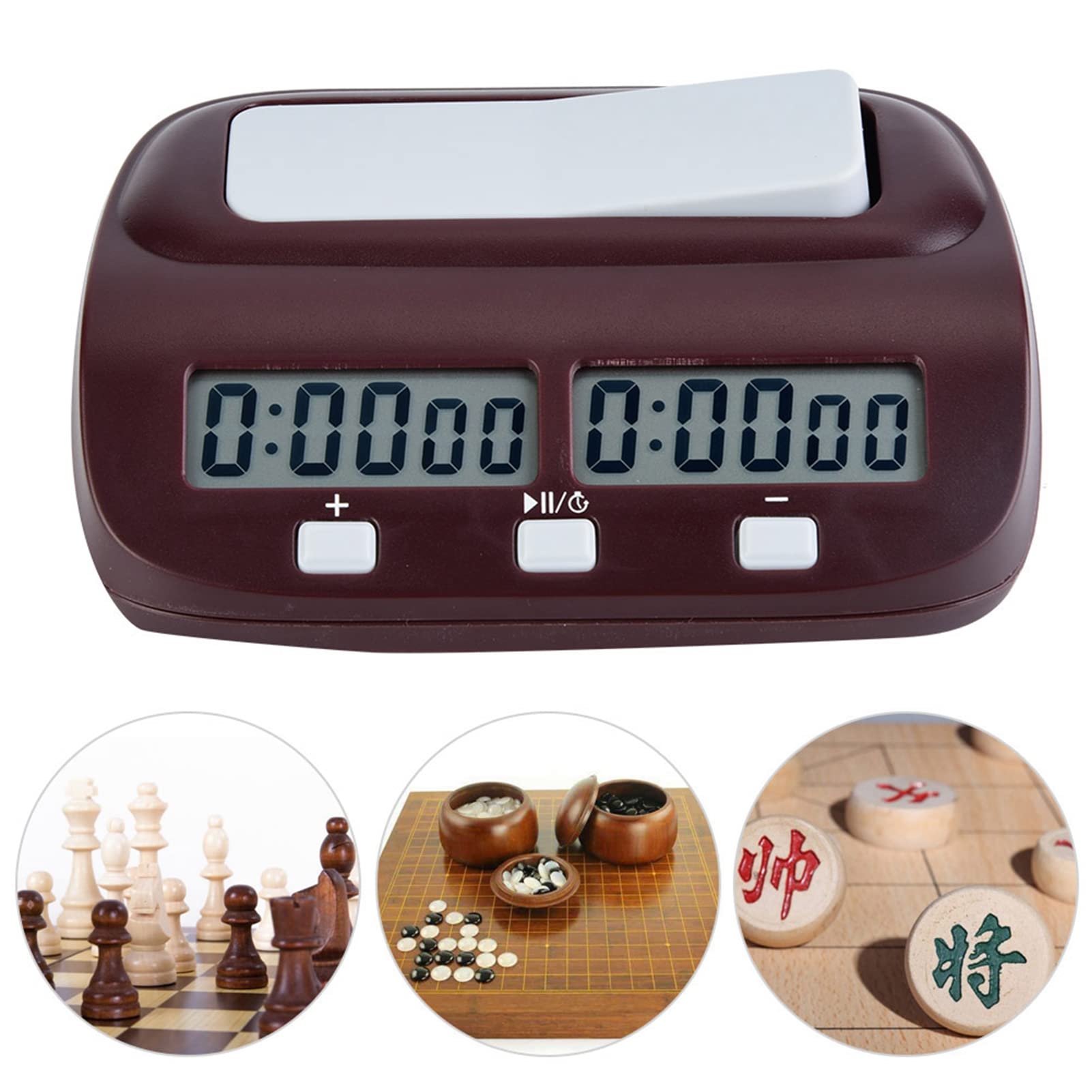 XIASABA Digital Chess Clock - Multifunctional Electronic Timer for Chess, Board Games & Chinese Chess | Portable & Easy to Use | Perfect for Tournaments, Home Games & Practice Sessions