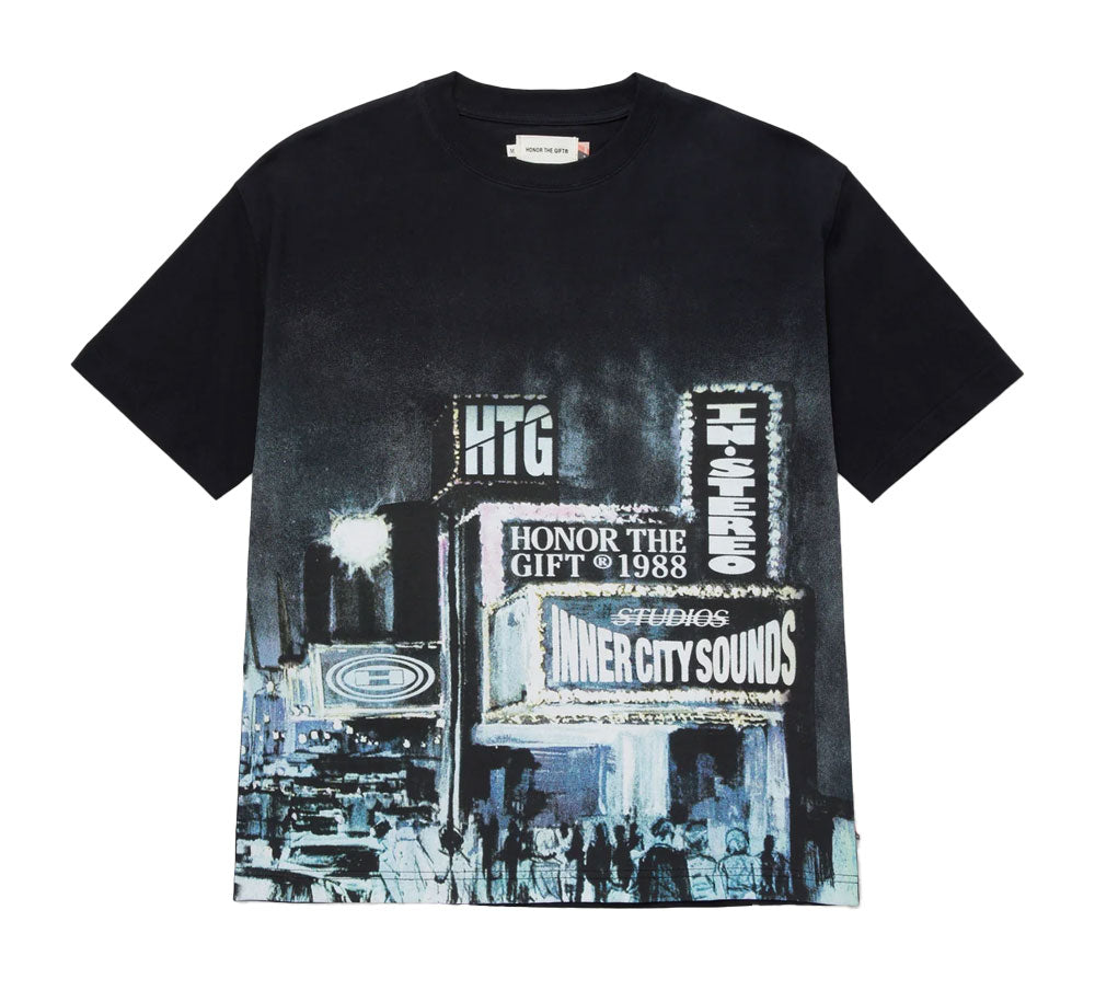 City Lights Graphic T-Shirt for Men & Women | Trendy Urban Streetwear Tee | Perfect for Casual Outings & Nightlife