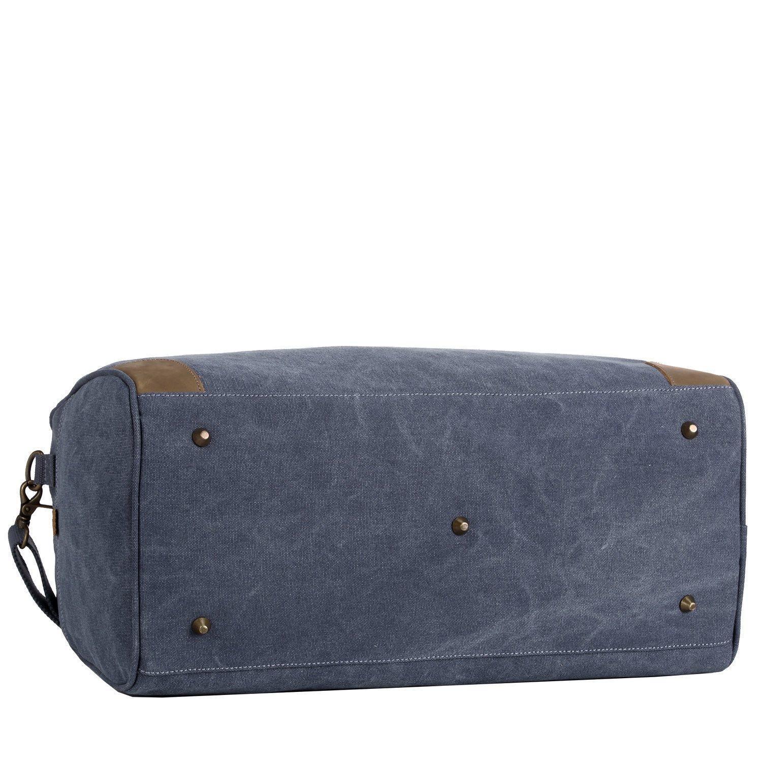 TRP0263 Troop London Classic Canvas Holdall - Large Durable Travel Duffel Bag for Gym, Weekend Trips & Outdoor Adventures