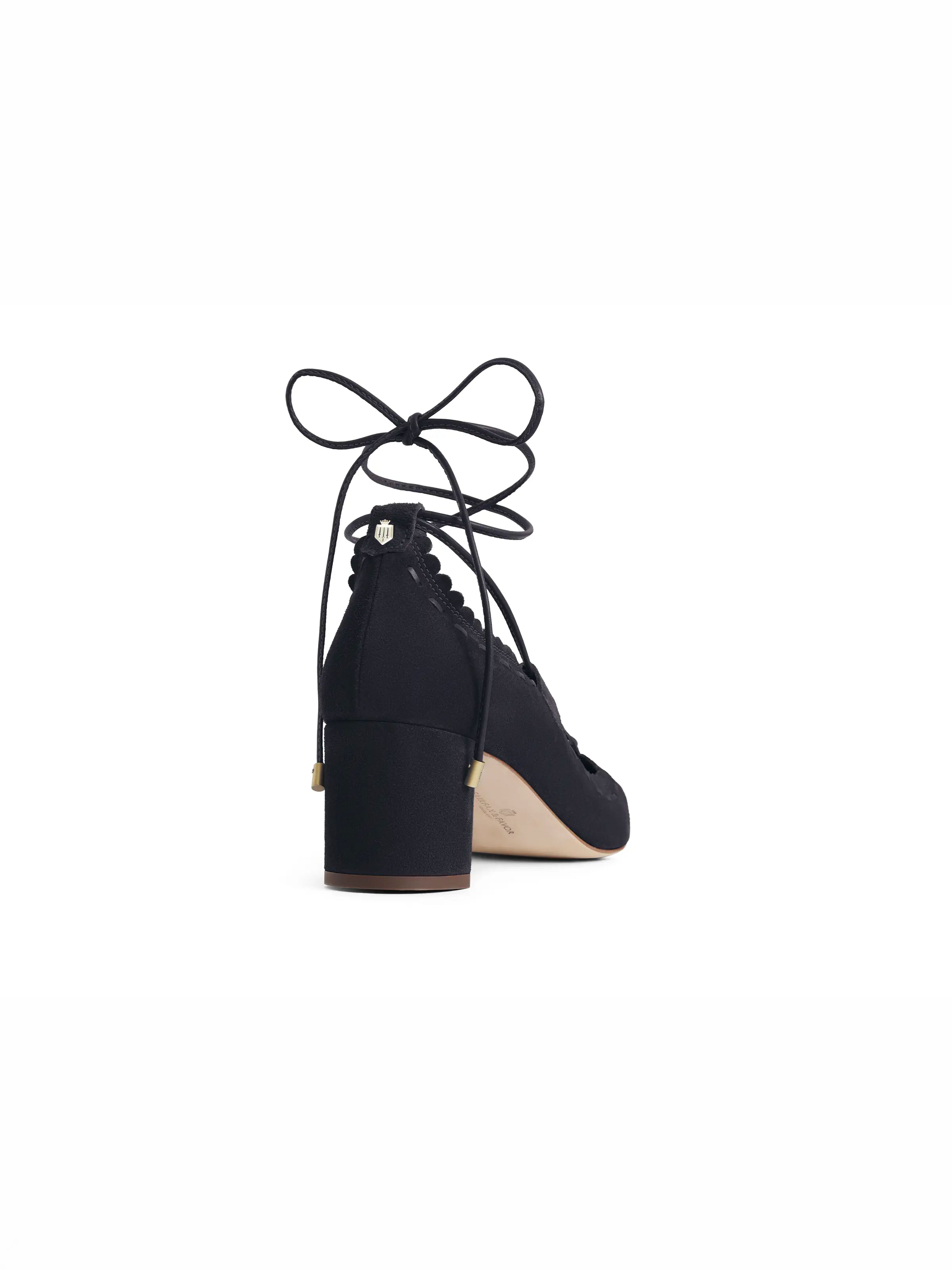 Pembridge Women's Navy Blue Mid Heel Pumps - Comfortable Office Work Shoes for Professional Women