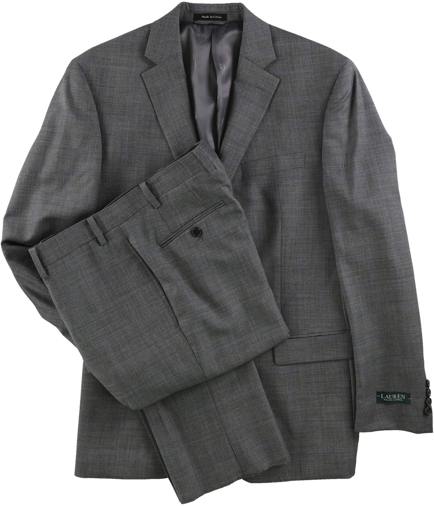 Ralph Lauren Men's Classic Fit Formal Tuxedo Suit - Perfect for Weddings, Prom & Black Tie Events