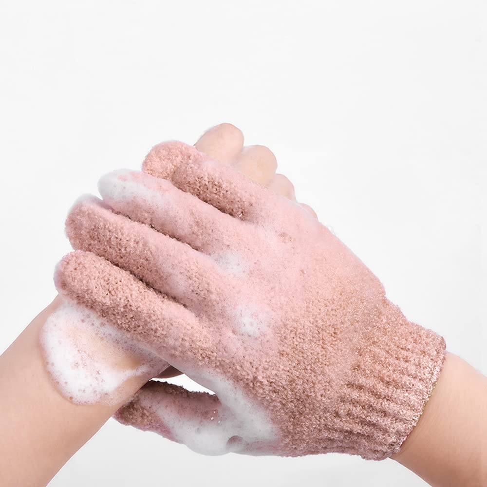 10 Pairs Exfoliating Gloves for Shower & Spa - Body Scrubber, Bath Loofah Mitts for Dead Skin Removal - Perfect for Home Spa, Dry Brushing & Gift Sets