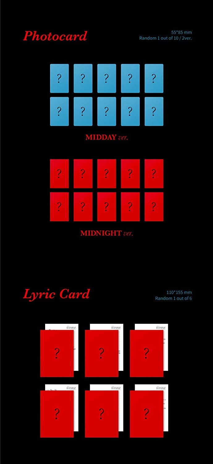 DAY6 BOOK OF US: THE DEMON 6th Mini Album MIDDAY VER - CD + Photo Book + Collectible Cards + Tracking Code | Sealed K-POP Merchandise | Perfect for K-POP Fans, Collectors & Gift Giving