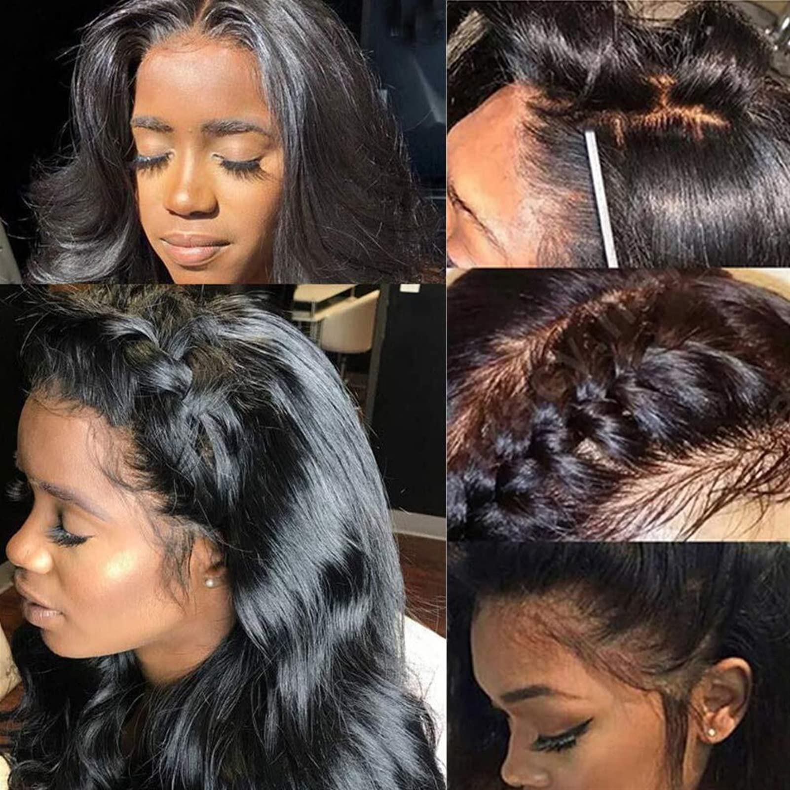 360 HD Transparent Lace Front Human Hair Wigs for Women - 10-30 Inch 13x4 Body Wave Lace Wig - Natural Looking Hair Replacement for Daily Wear & Parties (28 Inches, 360 Lace Frontal) - Perfect for Weddings, Cosplay & Special Events