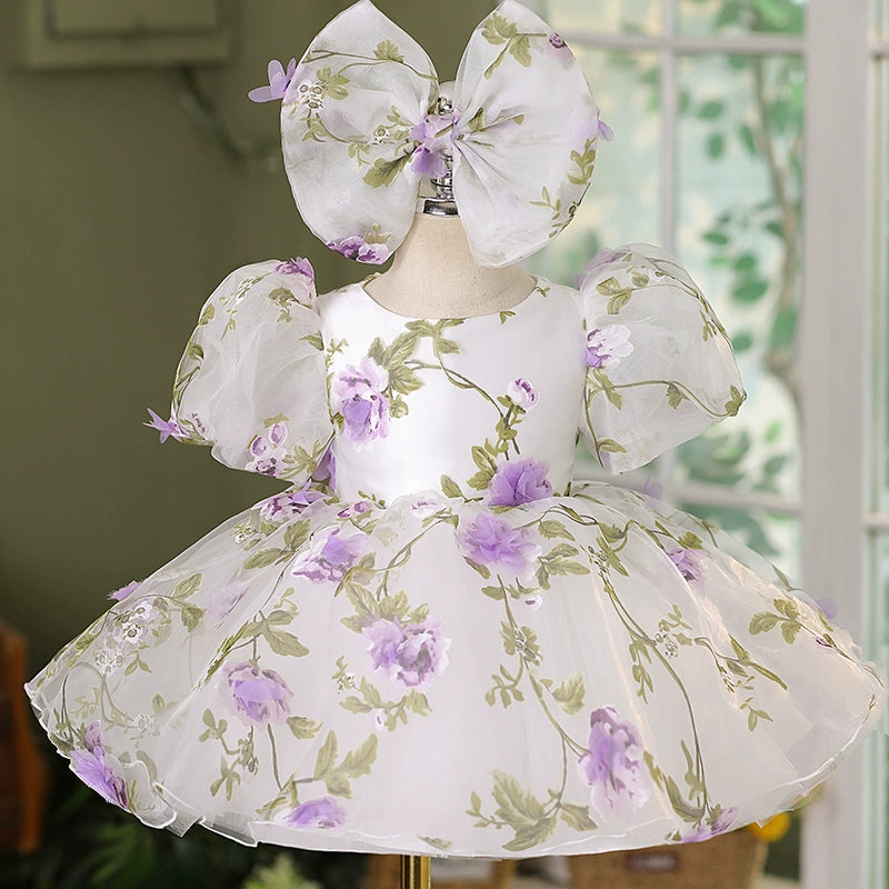 Elegant Baby Flower Baptism Dresses for Girls - Toddler Formal Christening Gowns - Perfect for Baptism Ceremonies, Christenings & Special Occasions