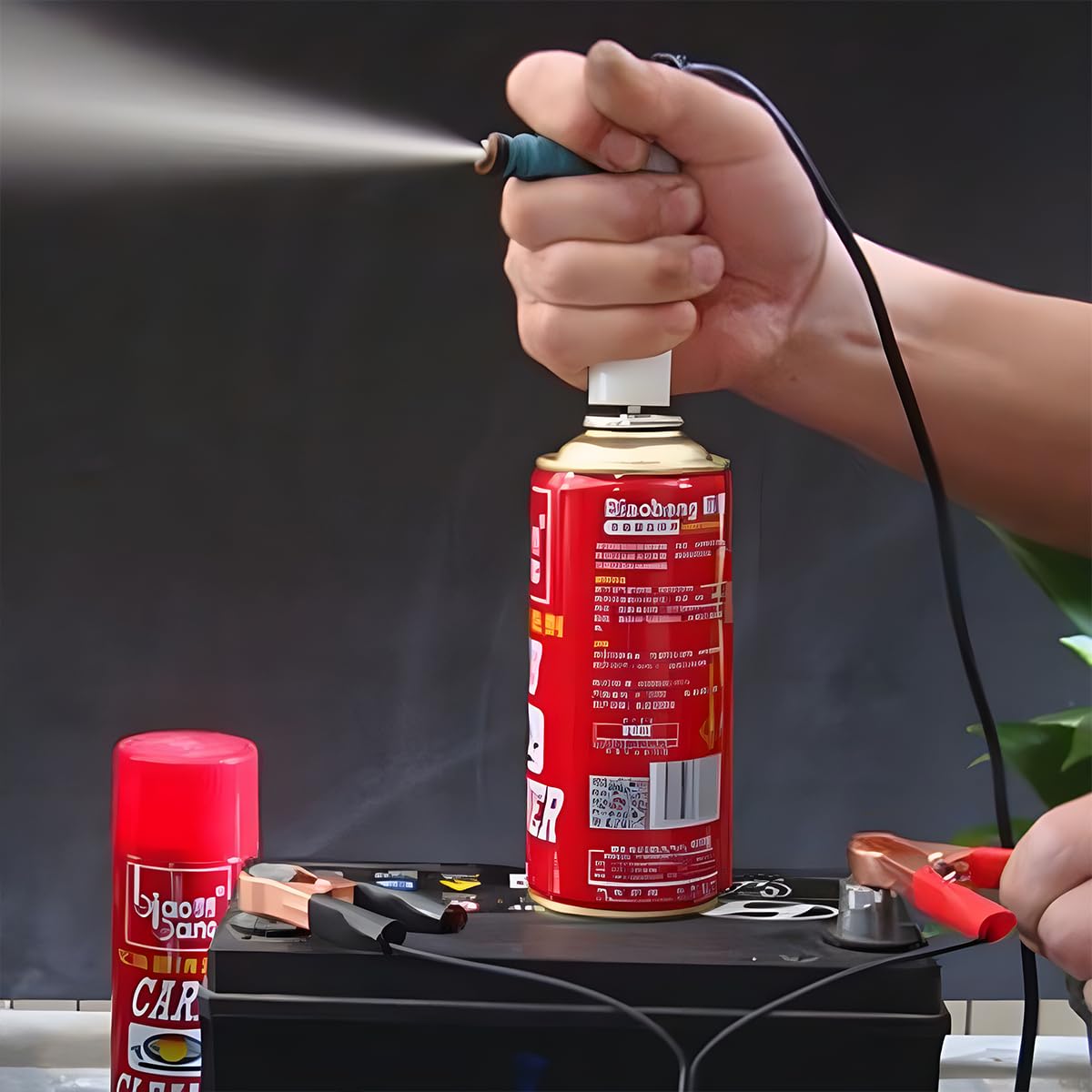 BESULEN Universal Fuel Injector Nozzle Flush Cleaner Adapter - Professional Diesel & Gas Car Injector Cleaning Tool for Most Vehicle Models - Perfect for Auto Repair Shops & DIY Maintenance