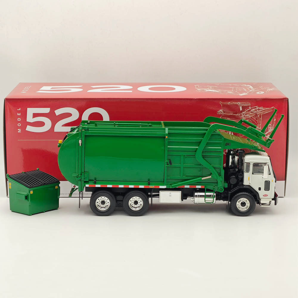 1/34 Scale FIRST GEAR Peterbilt 520 Wittke Front End Loader Refuse Truck Diecast Metal Replica Model - Collectible Truck for Display & Gifts - Perfect for Truck Enthusiasts & Model Collectors