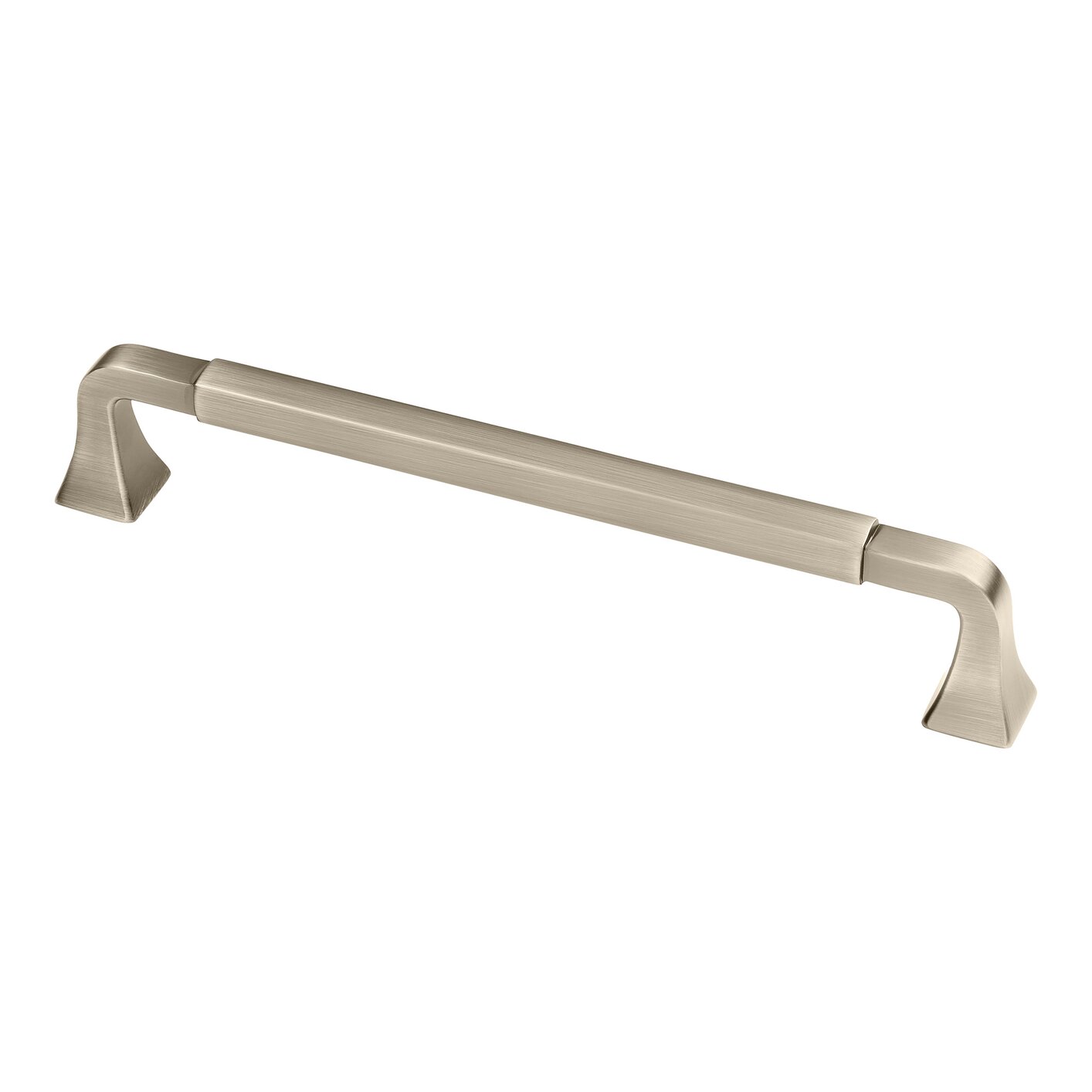 Tudor Transitional Pull Handle - Atomic Iron Finish (3 Sizes Available) - Perfect for Cabinet Doors, Drawers & Furniture Hardware Upgrade