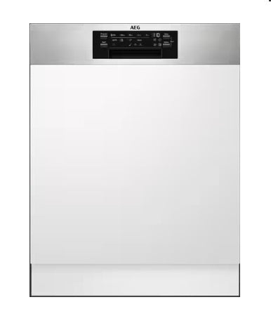 AEG FEE74600PM 60CM Built-In Dishwasher - Energy Efficient, Quiet Operation for Modern Kitchens | Perfect for Small Families & Open-Plan Homes