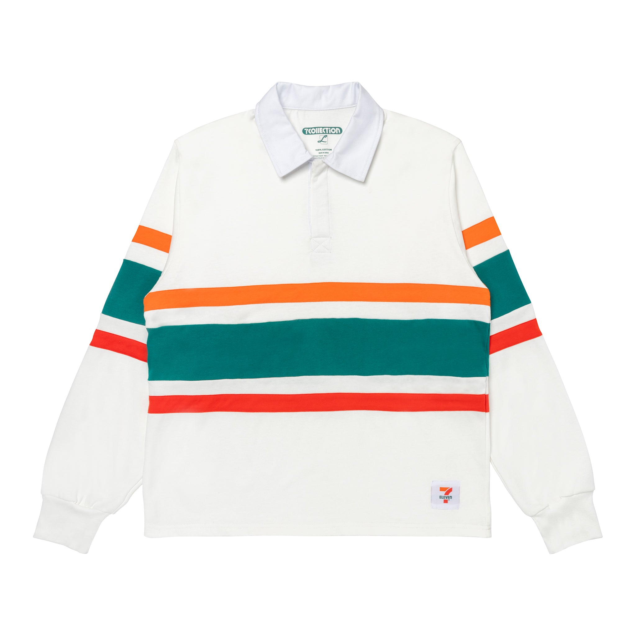 7 Eleven® Men's Rugby Long Sleeve Shirt - Durable Cotton Jersey for Casual Wear & Sports | Perfect for Rugby, Football, and Outdoor Activities