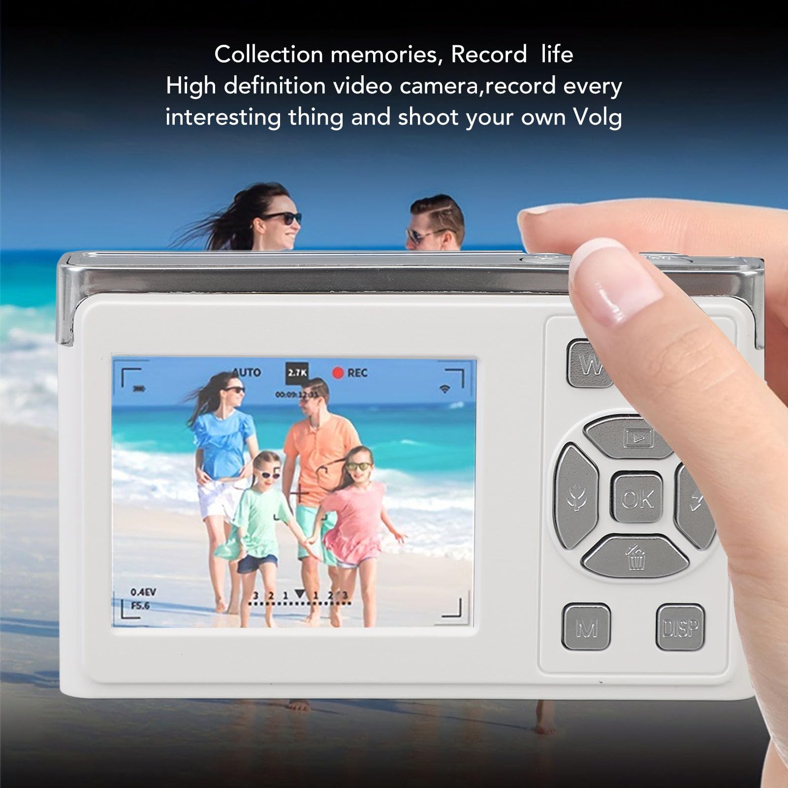 50MP Digital Point and Shoot Camera with 2.2