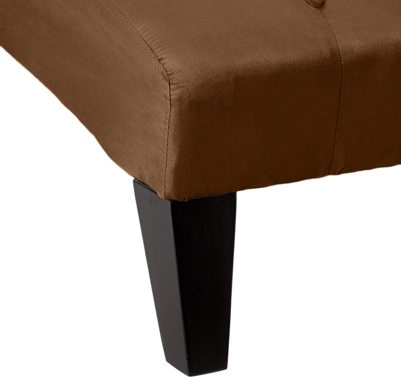 Mila Modern Tufted Microfiber Chaise Lounge Chair - 61