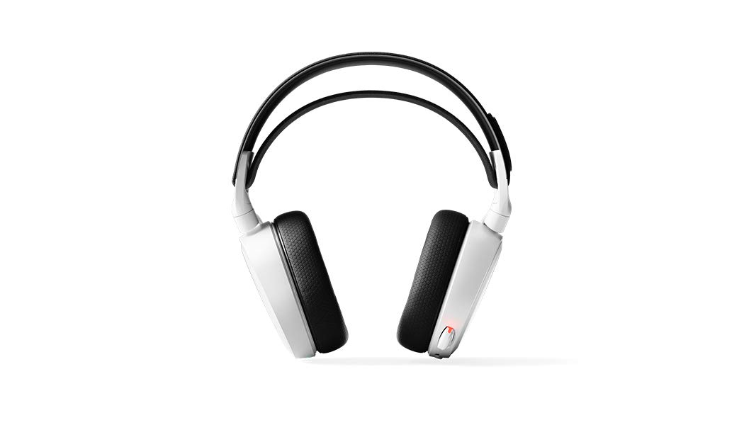 SteelSeries Arctis 7 Wireless Gaming Headset with DTS Headphone:X v2.0 Surround Sound - Noise Cancelling Mic - 24H Battery - Compatible with PC, PS4, PS5 - White - Perfect for FPS Games, Streaming & Online Meetings
