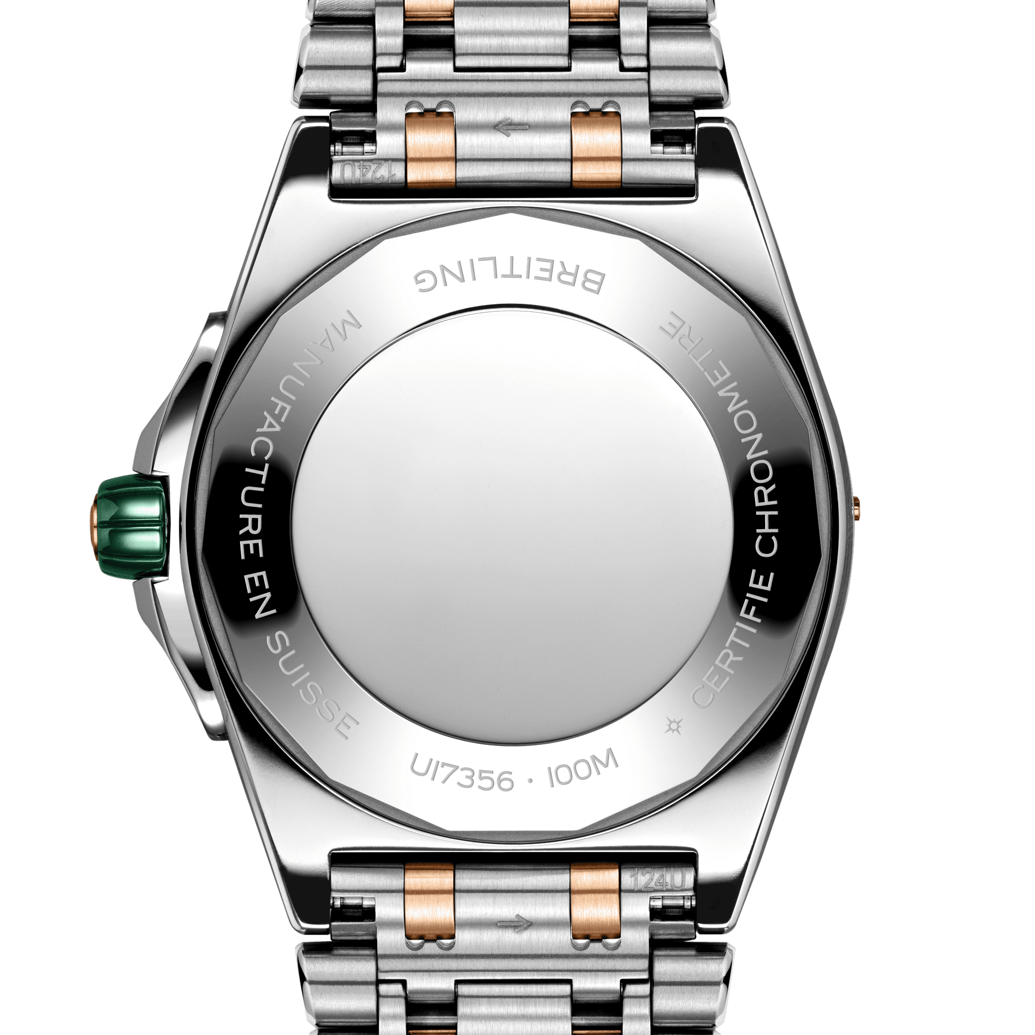 Breitling Chronomat Ladies Watch - Stainless Steel & 18K Red Gold with Diamonds - Luxury Women's Timepiece for Business, Gala & Special Occasions