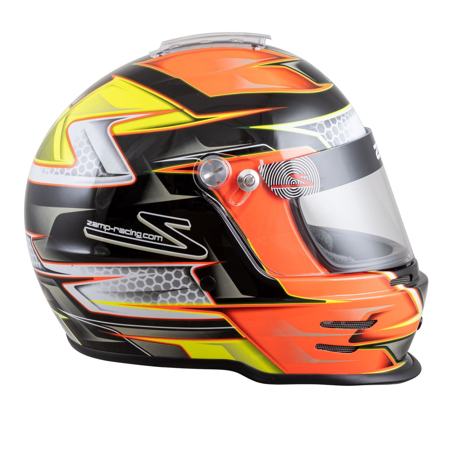Zamp RZ 42Y C3 Youth Snell CMR2016 Certified Graphic Racing Helmet - Lightweight & Safe for Karting, Motocross & Junior Motorsports