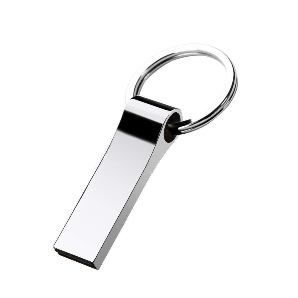1TB USB Flash Drive High-Speed USB 2.0 Rotatable Foldable Memory Stick - Silver | Portable Storage for Photos, Videos, Music | Perfect for Students, Office & Travel