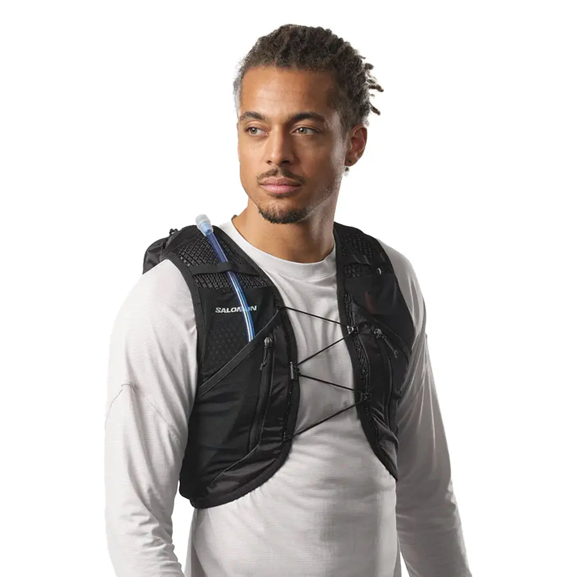 Unisex Salomon Active Skin 12 Hydration Vest with Water Reservoir - Lightweight Running Pack for Trail Runners, Hikers & Outdoor Enthusiasts