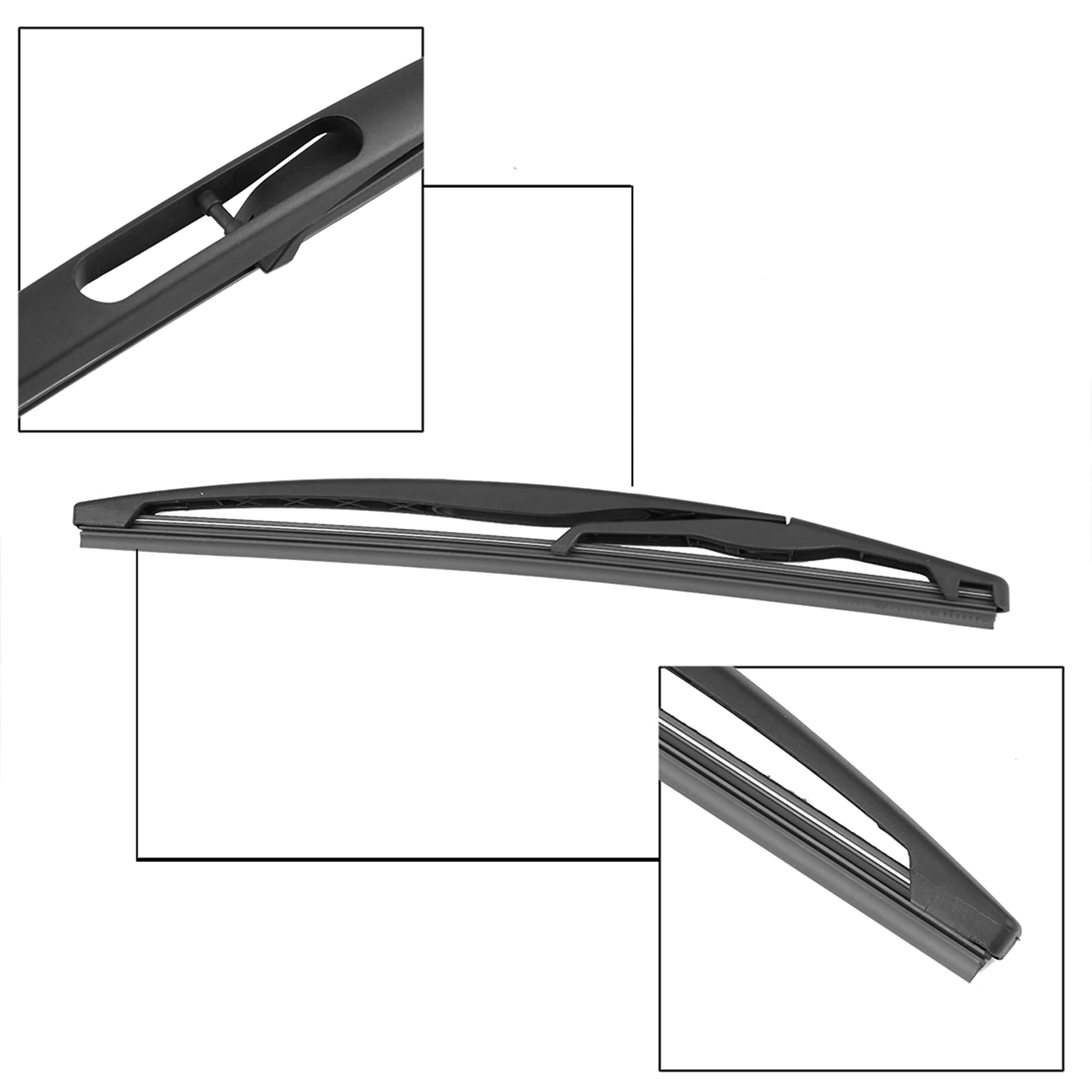 X AUTOHAUX Rear Windshield Wiper Blade Arm Set Replacement for Chevy Chevrolet Sonic Aveo 2011-2020 - Perfect for Rainy Weather & Winter Driving