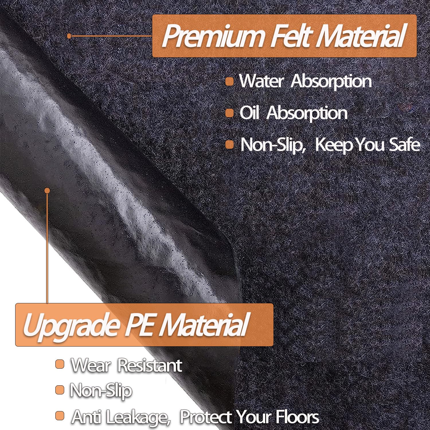 6x4 FT Heavy-Duty Waterproof Outdoor Storage Shed Mat - Anti-Slip Floor Protection for Patio Furniture, Carports & Garages - Durable Dustproof Flooring Solution for Home & Garden Use