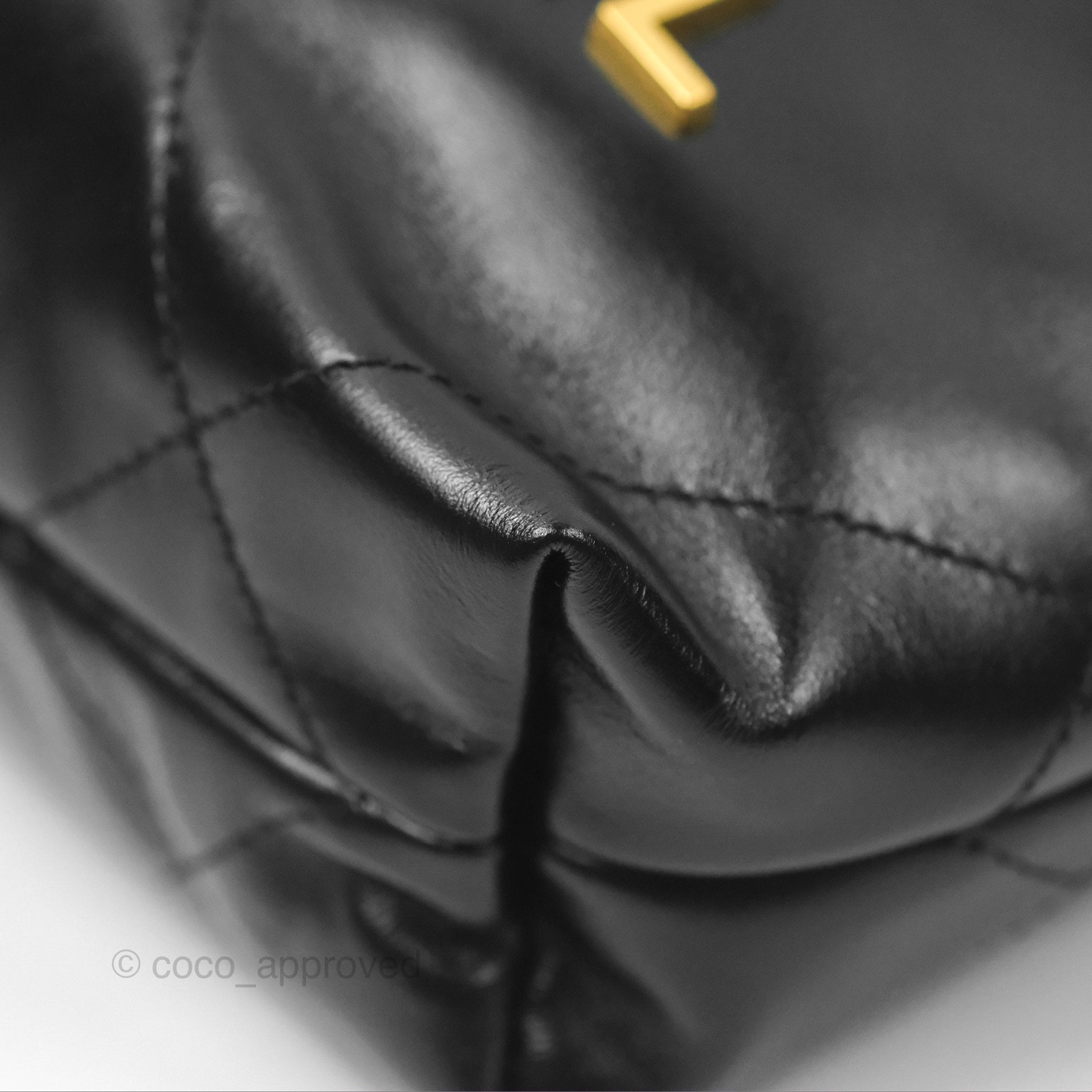 Chanel 22 Mini Bag Black Crumpled Calfskin Leather Crossbody Purse for Women | Luxury Designer Handbag for Date Night, Parties & Everyday Use