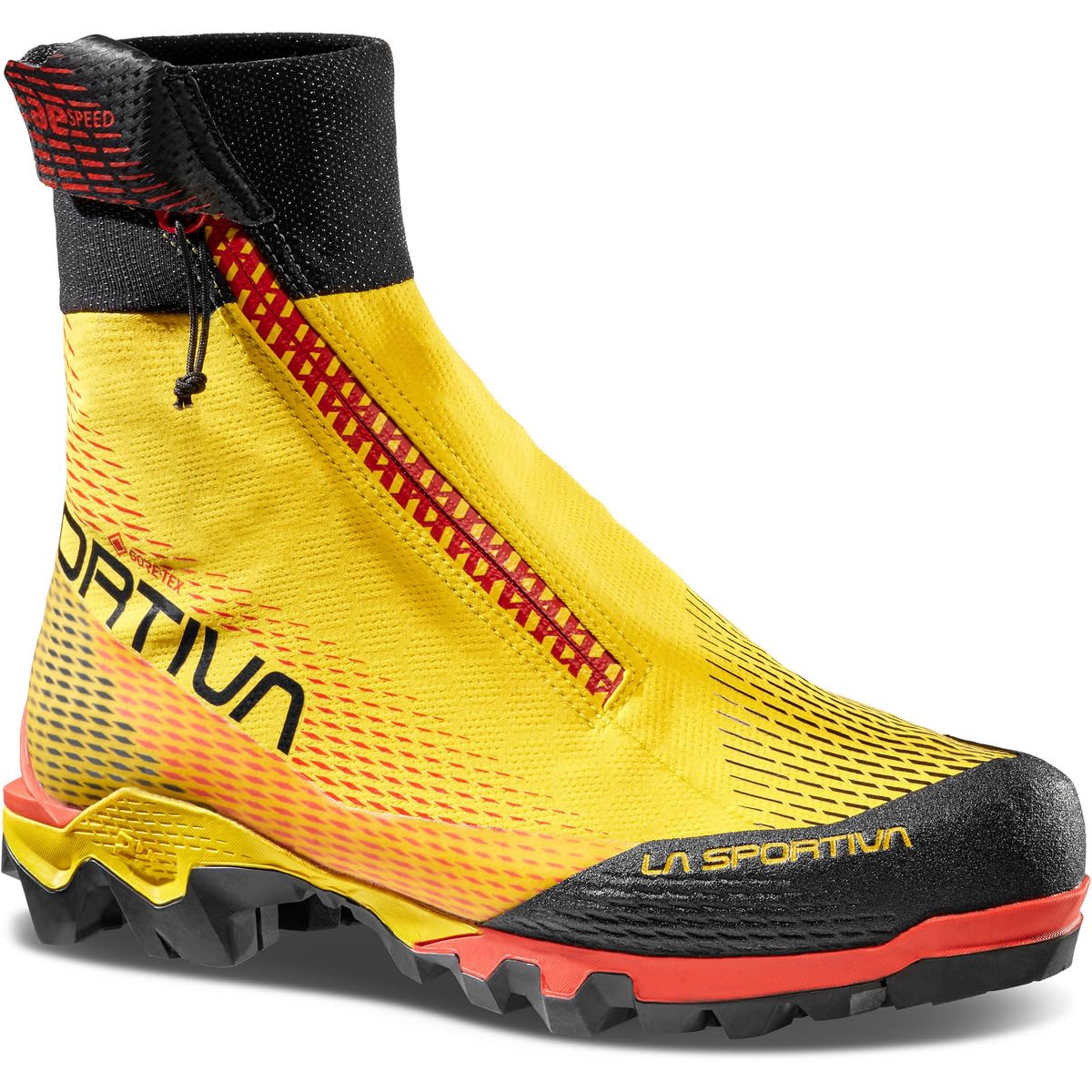LA SPORTIVA Aequilibrium Speed GTX Men's Hiking Boots - Waterproof & Lightweight for Mountain Trekking & Outdoor Adventures (Yellow/Black)