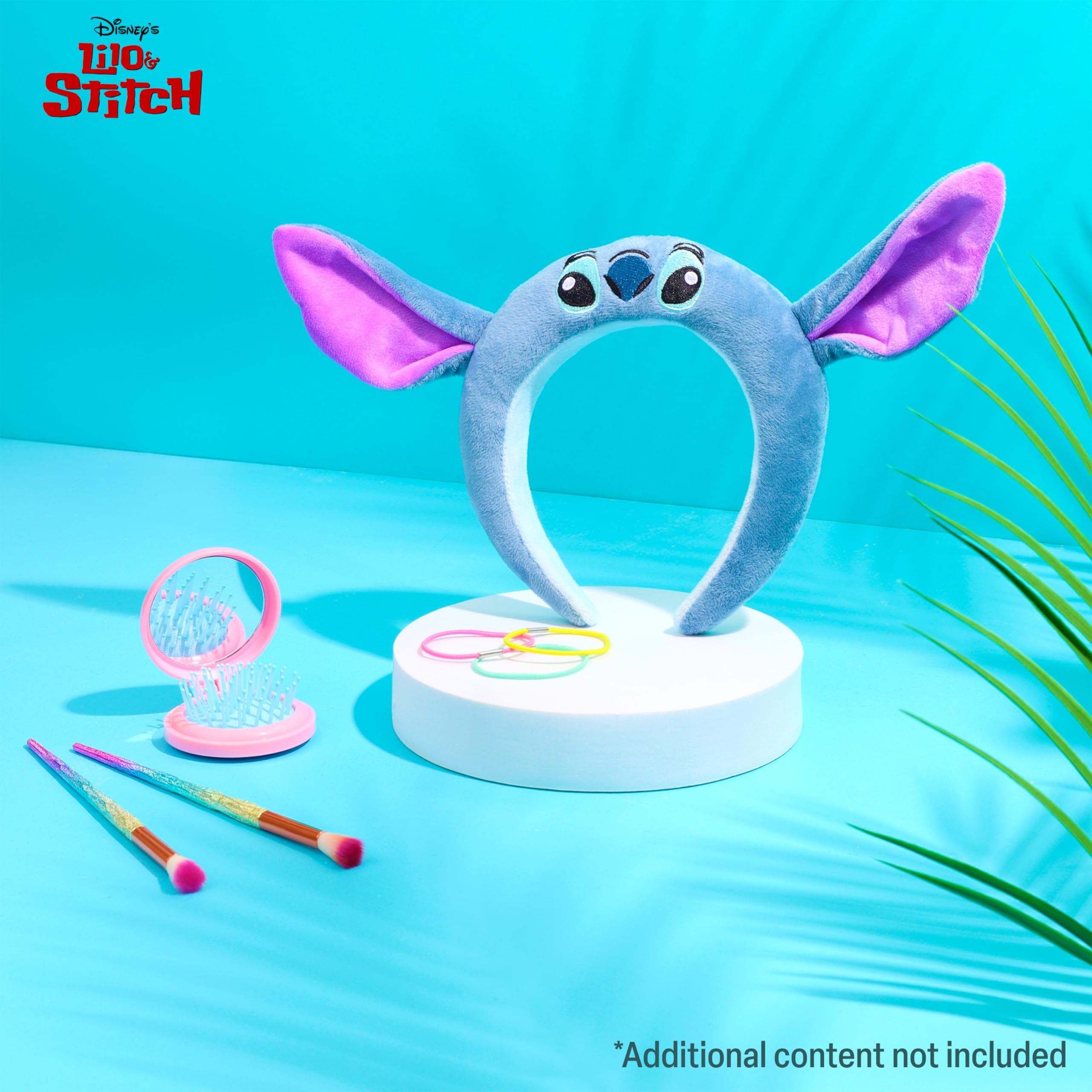 Disney Stitch Girls Headband with Ears - Cute Hair Accessories for Kids & Teens - Perfect for Skincare, Fancy Dress Parties, Cosplay & Stitch Themed Gifts - Great for Birthday, Halloween & Disney Fans