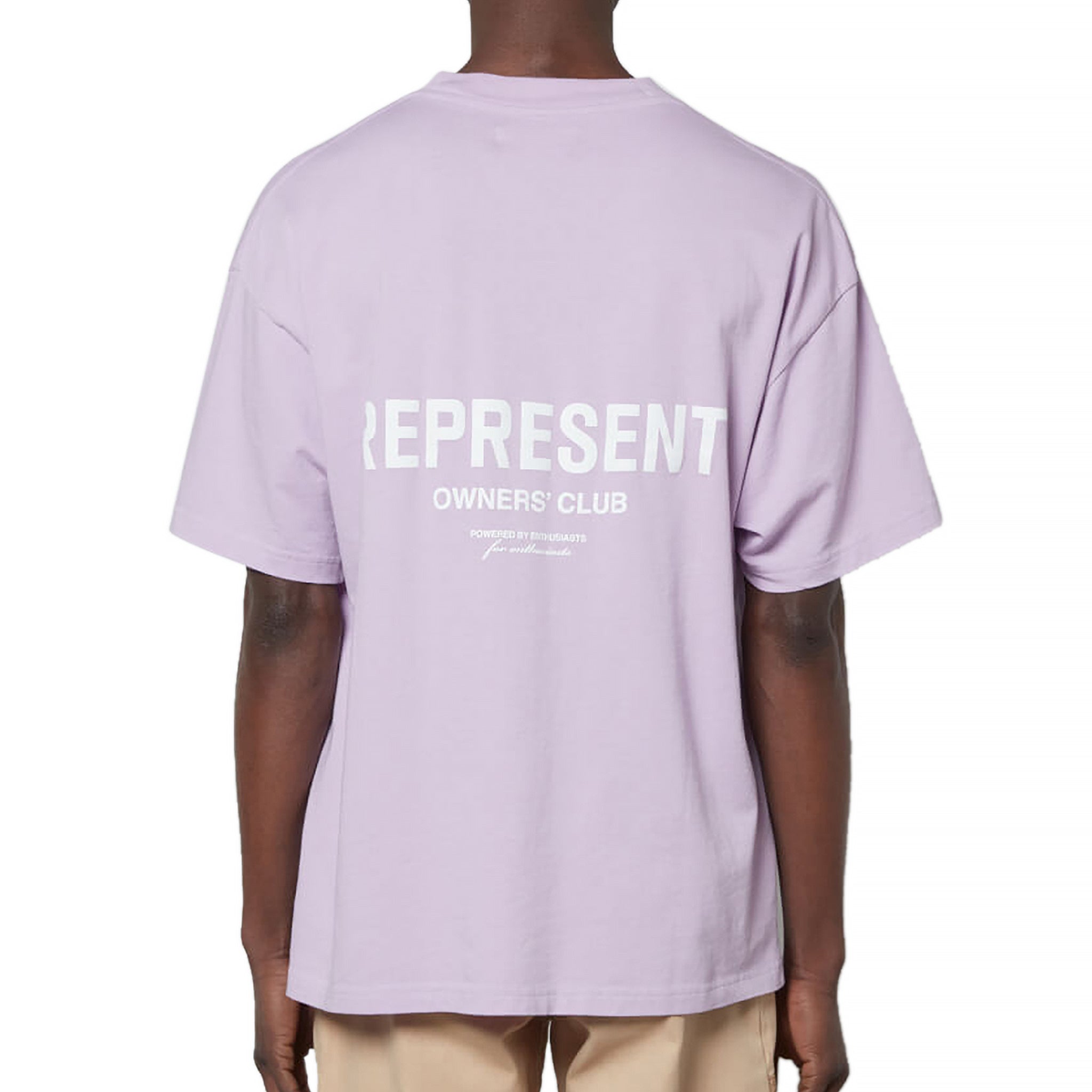 Represent Owners Club Lilac T-Shirt for Men & Women | Soft Cotton Casual Tee | Streetwear & Everyday Wear