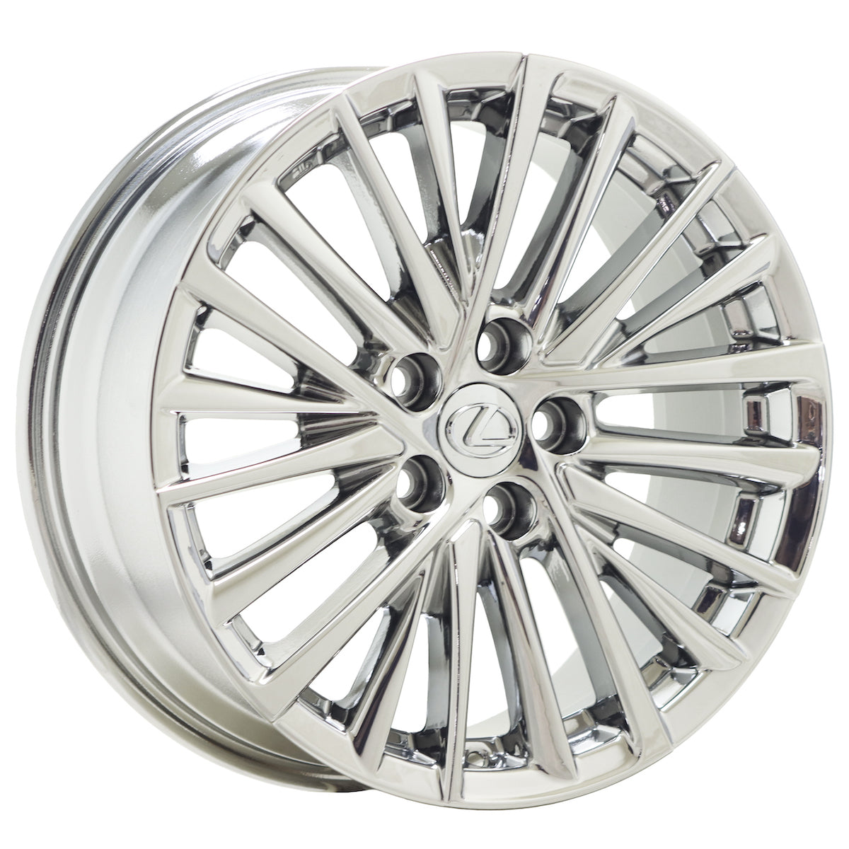 Lexus ES250 ES300h ES350 Chrome Factory OEM Wheels Rims Set 74405 - Perfect for Luxury Car Upgrades & Replacement