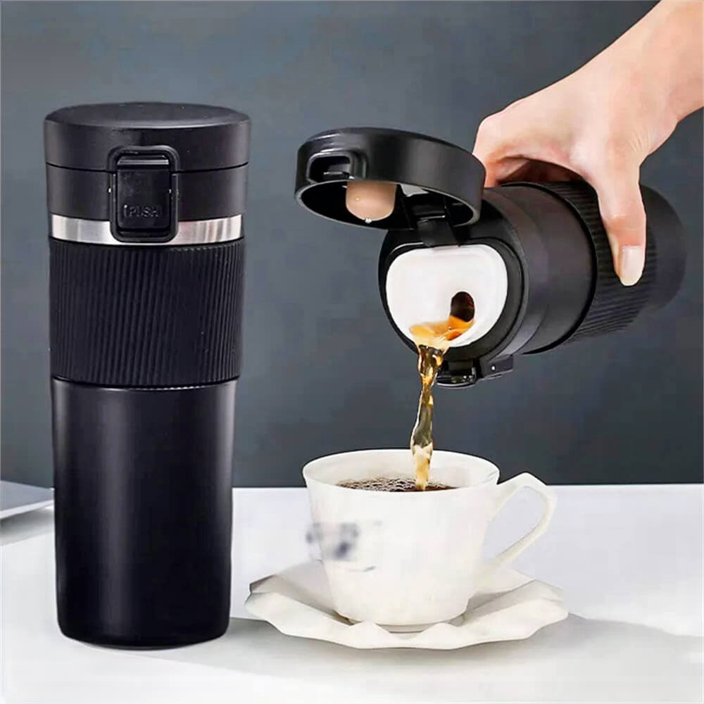 Jaxton 17 Oz Stainless Steel Tumbler - Insulated Travel Mug for Hot & Cold Drinks - Perfect for Coffee, Tea, Water - Office, Gym, Camping, Hiking Accessories