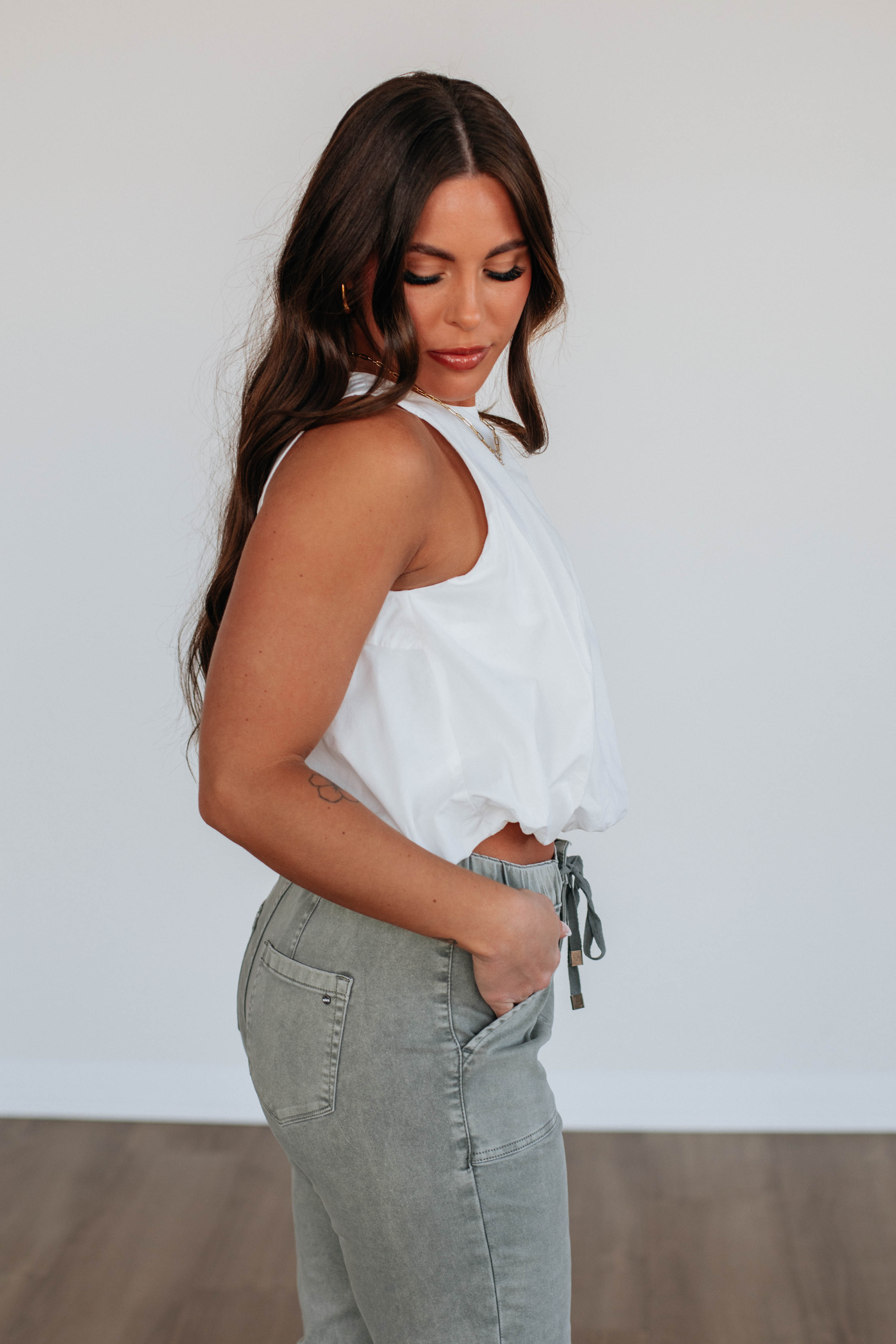 Avalynn Women's Ivory Top - Elegant Blouse for Casual Wear, Office, and Date Nights | Comfortable & Stylish
