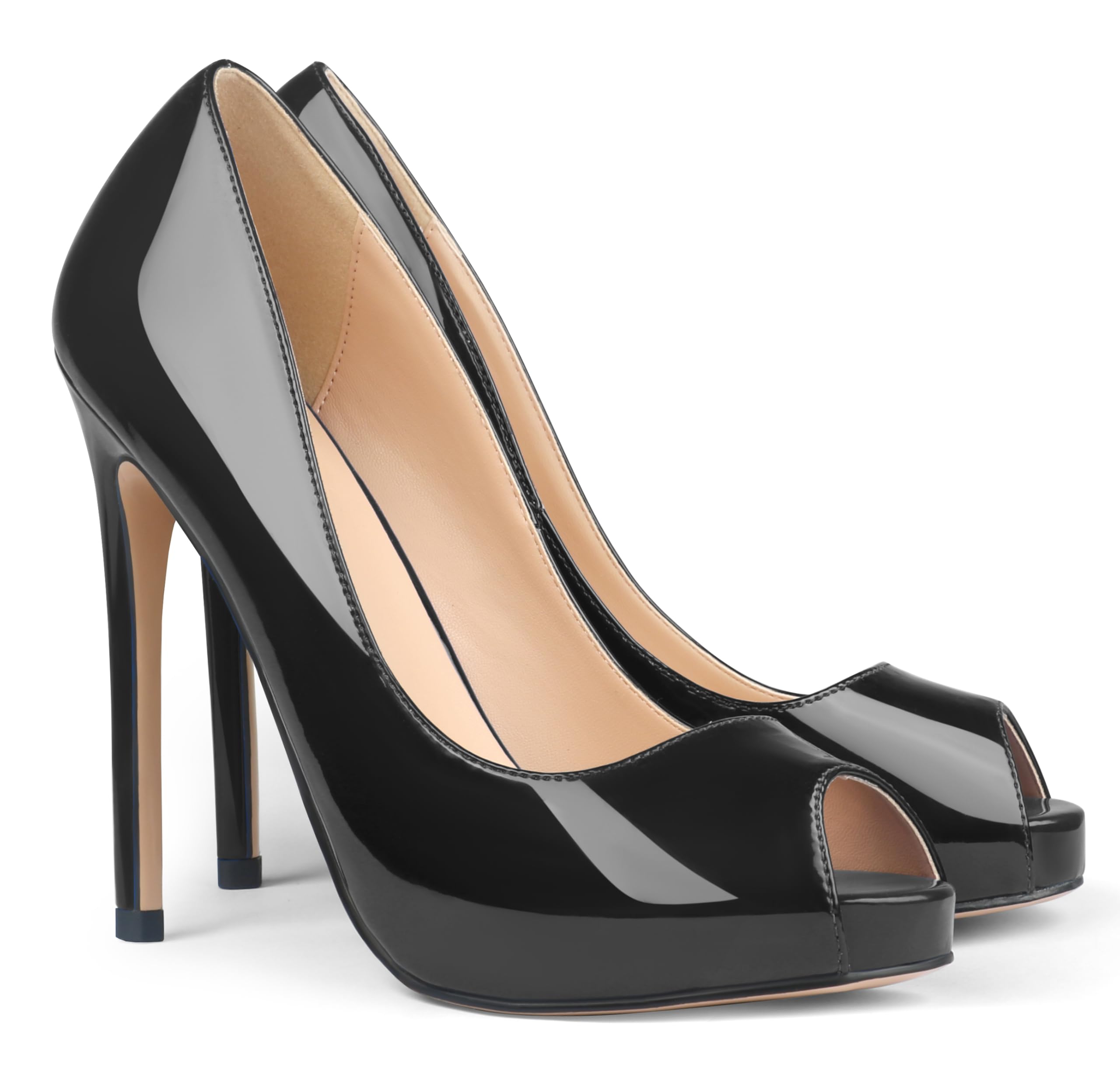 Stylish Women's Thin High Heel Pumps Platform Shoes - Comfortable Party & Everyday Wear for Work, Dating, and Special Occasions