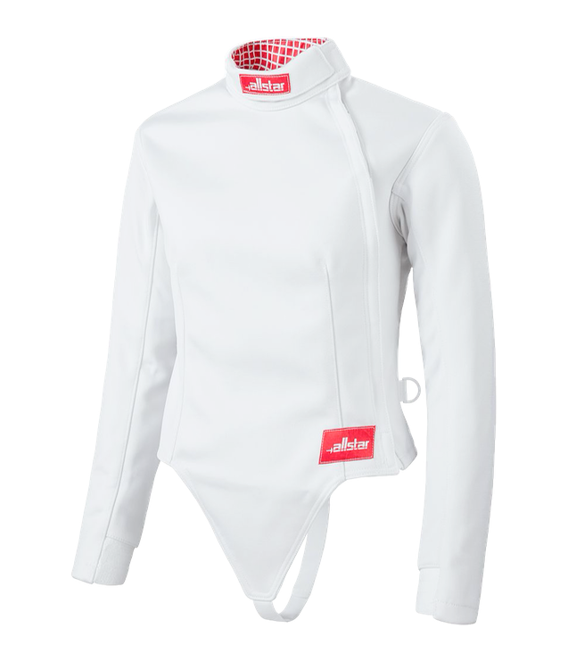 Allstar FIE Girls' Fencing Jacket Ecostar 800N - Premium Protective Gear for Youth Fencing Competitions & Training