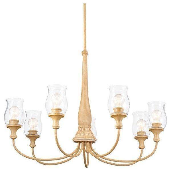 Kichler Melis 7-Light Chandelier - Elegant Modern Ceiling Light Fixture for Dining Room, Living Room, or Bedroom