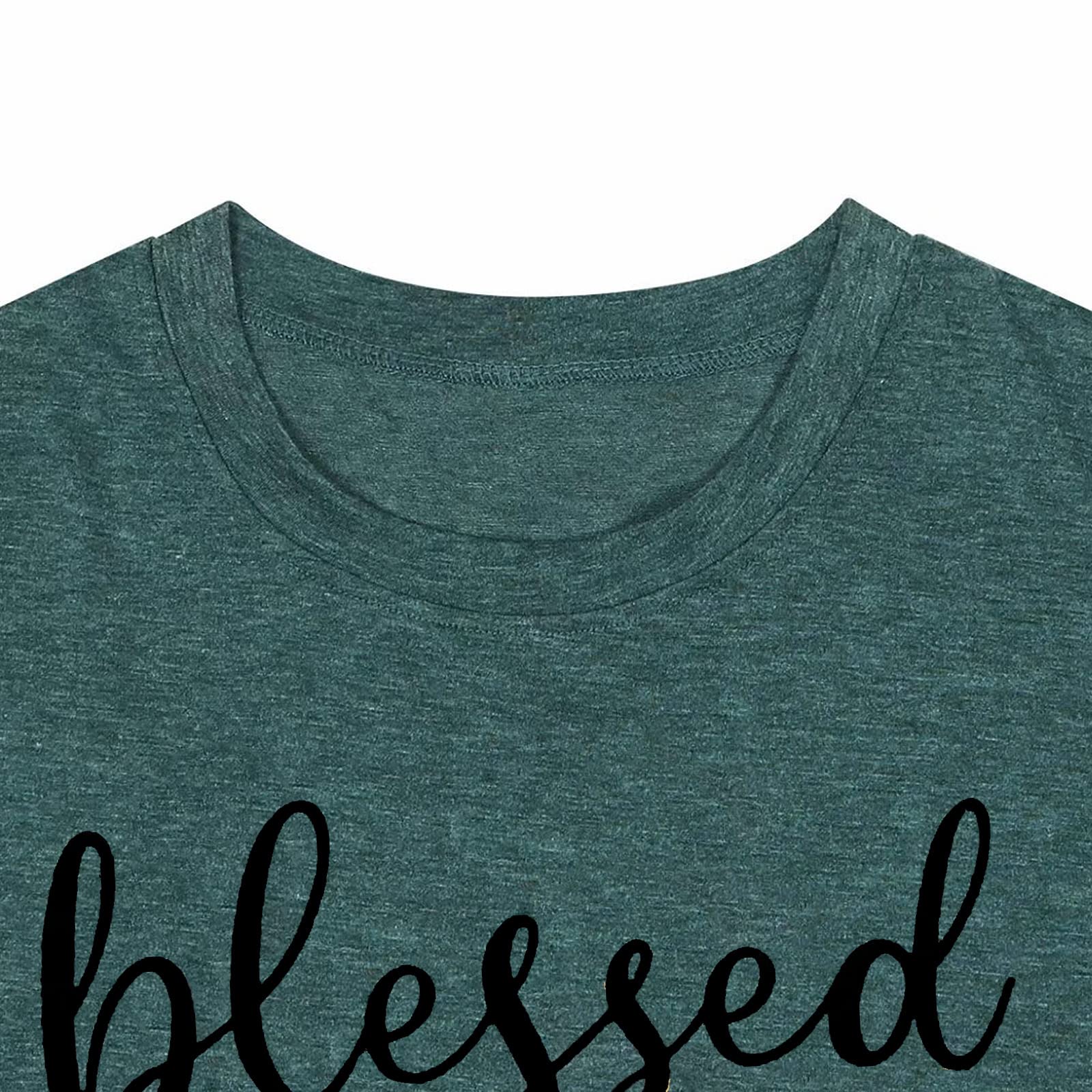 Blessed Mimi T-Shirts for Women - Leopard Print Graphic Tees, Grandma Tops, Cute Mother's Day Shirts | Casual Wear, Gift Ideas, Family Reunions & Special Occasions
