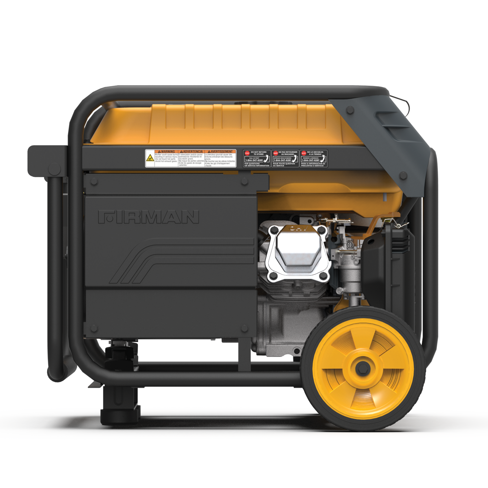 3650W Dual Fuel Portable Generator with Recoil Start - Perfect for Camping, Home Backup & Outdoor Power Needs