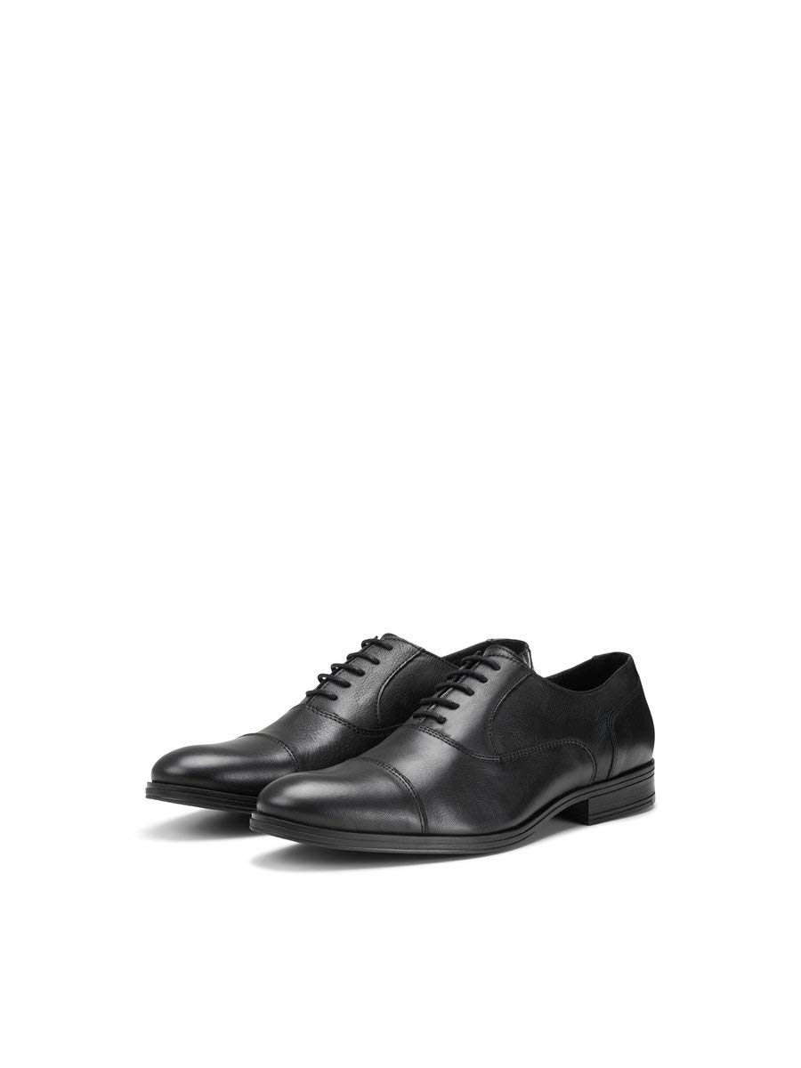 Jack & Jones Men's JFWDONALD Leather Cognac Noos Derby Shoes - Stylish & Comfortable for Casual Wear, Office & Outdoor Activities