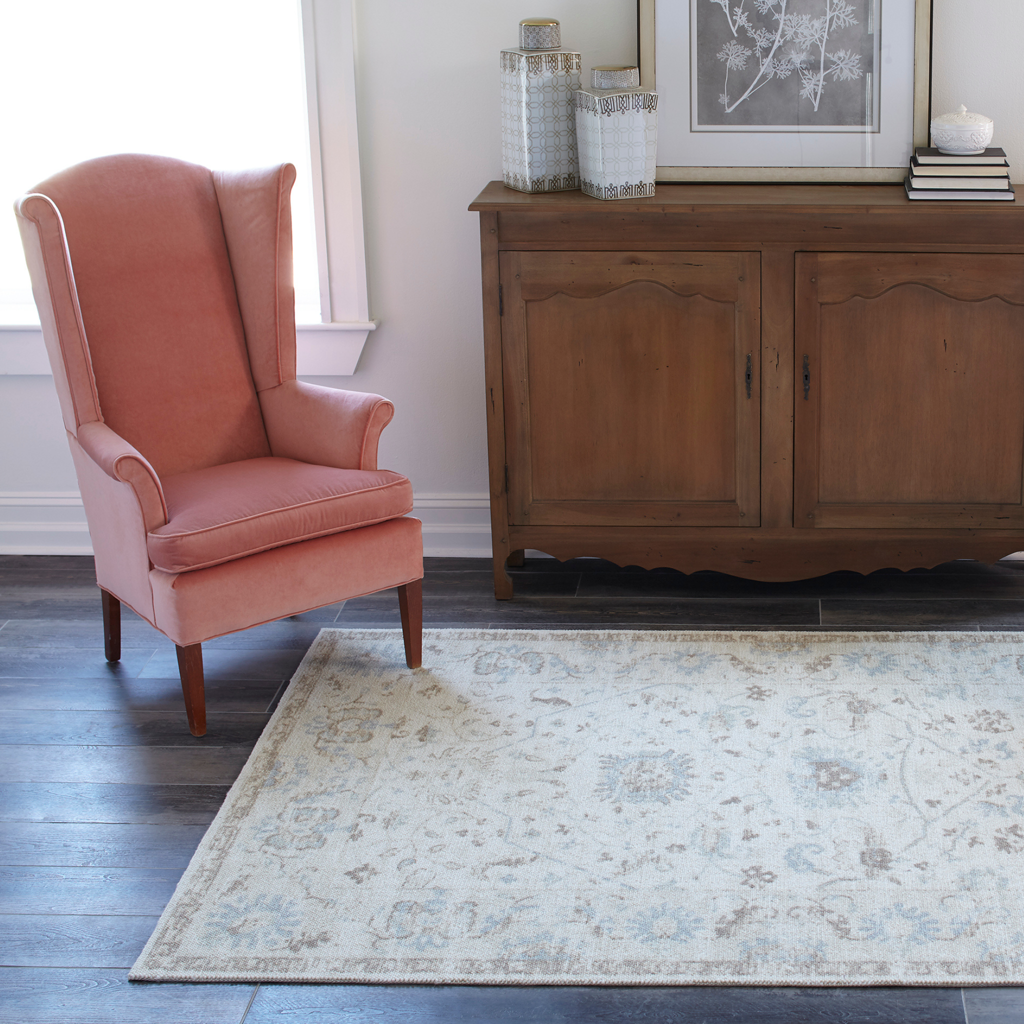 Ana Beige Wool Area Rug - Soft & Durable Handmade Wool Rug for Living Room, Bedroom, or Office - Perfect for Cozy Home Decor