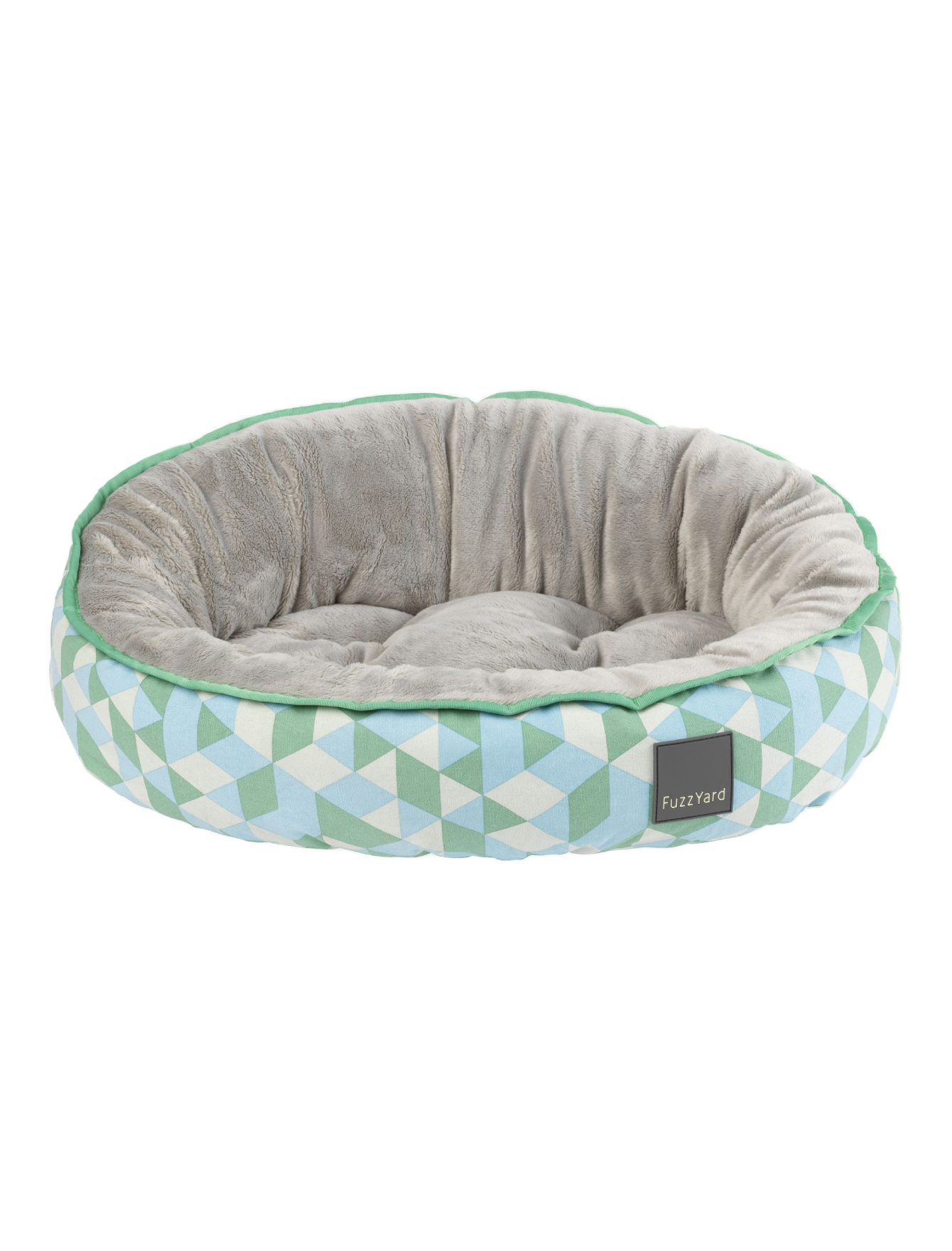 Fuzzyard Reversible Pet Bed for Dogs & Cats - Soft & Durable Peridot Green - Small, Medium, Large - Perfect for Living Room, Bedroom, or Pet Travel